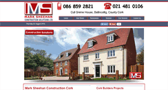 Desktop Screenshot of marksheehanconstruction.com